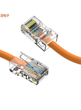 CM-100419ORBSTK |原装全新8Ft Cat5E UTP Ethernet Network N