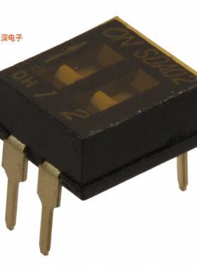 SDA02H0B |SPSTSWITCH SLIDE DIP SPST 0.025A 24V