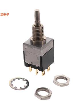 EB2061G |面板安装，后部SWITCH PUSHBUTTON DPDT 0.4VA 28V