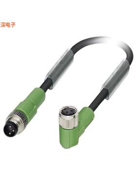 1681965|插座CBL 3POS RCPT TO PLUG RA 4.92