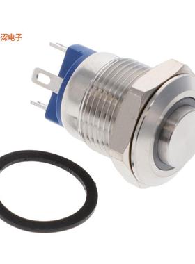 FHNESBBN |前面板安装SWITCH PB SPST 2A 48V