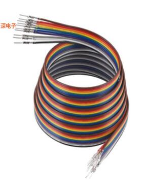 4595|接触端JUMPER 10-WIRE RIBBON M-M 60