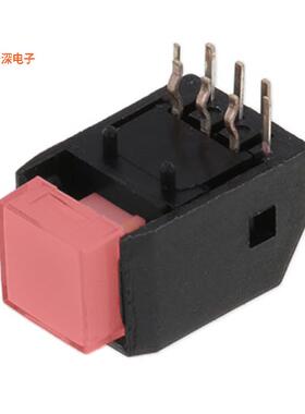 LP4OA1RBATR|通孔，直角SWITCH PUSHBUTTON DPDT 0.1A 30