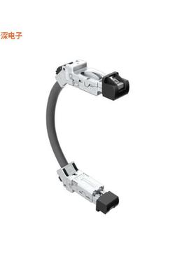 DRPC21A001340 |圆形线缆CABLE, CAT6A, INDUSTRIAL RJ45, 4