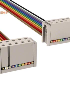 M3AAK-1036R |插口至插口IDC CABLE - MSC10K/MC10M/MSC10K