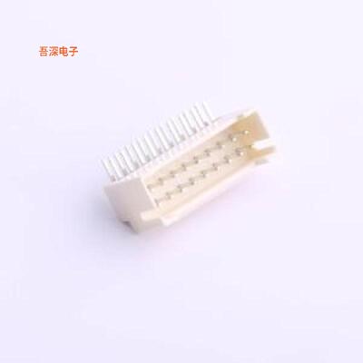 HX20028-18WAD |带扣 定位卧式插件线对板针座弯插,P=2m