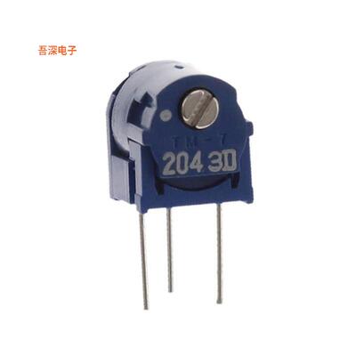 TM-7ES204 |200 kOhmsTRIMMER 200KOHM 0.5W PC PIN SIDE