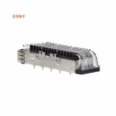 4-2170705-5 |带散热片的机架CONN ZQSFP+ CAGE W/HSINK R/A