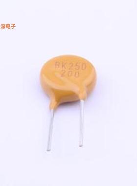 BK250-200-DZ |原装插件,P=5.1mmPTC RESET FUSE 250V 200MA RAD