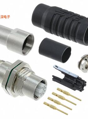 1-2823446-6 |原装全新CONN RCPT FMALE 4POS GOLD CRIMP