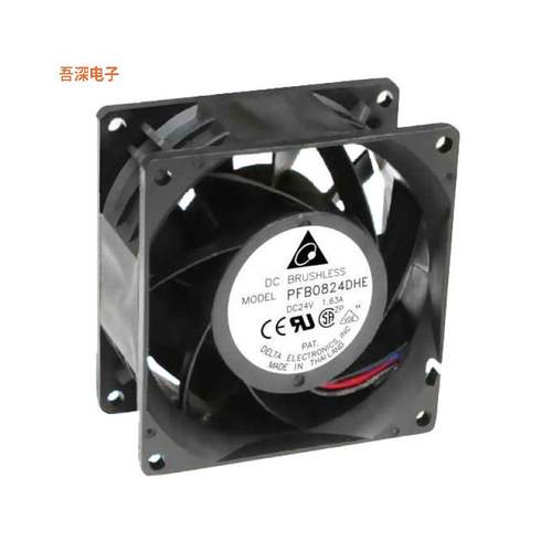 PFB0824GHE |24VDCFAN AXIAL 80X38MM 24VDC WIRE