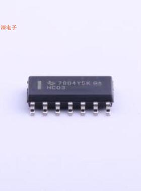 SN74HC03DR|原装SOIC-14IC GATE NAND 4CH 2-INP 14SOI