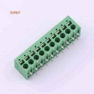 原装 TY271R P=5mm弹簧式 10P 插件 接线 5.0