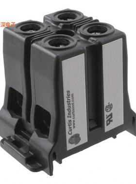 071022000 |隔板接线座CONN BARRIER STRIP 2CIRC 0.629