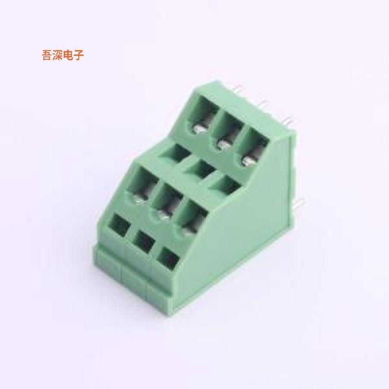 XY112B-5.08-2*3P |免螺丝弹簧式接线插件,P=5.08mm