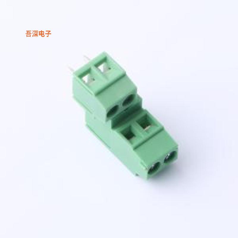 DB125A-3.5-2*2P-GN-S |原装插件,P=3.5mm螺钉式接线