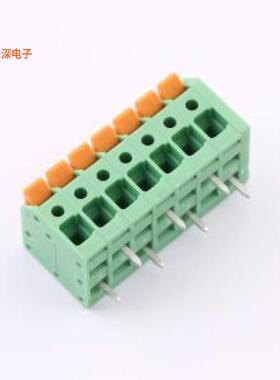 KF208RA-3.5-7P|原装插件,P=3.5mm弹簧式接