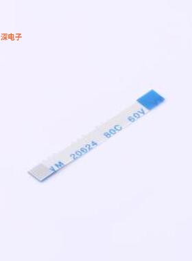 JS05B-06P-030-3-4 |原装P=0.5mmFFC连接线(柔性扁平线缆)