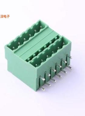 KF2EDGRH-5.0-2*6P |原装弯插,P=5mm插拔式接线