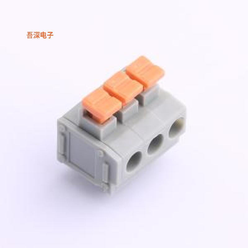 XY119A-5.0-3P |免螺丝弹簧式接线插件,P=5mm