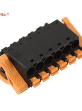 1014160000 |插头，母插口TERM BLOCK PLUG 6POS 5.08MM