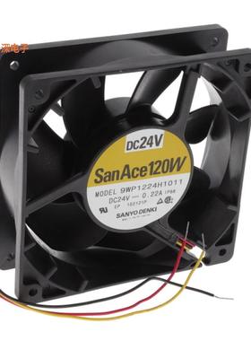 9WP1224H1011 |24VDCFAN AXIAL 120X38MM 24VDC WIRE