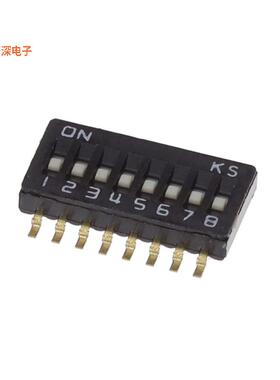 DHS 908 |SPSTDUAL-IN-LINE SWITCH, HALF-PITCH-