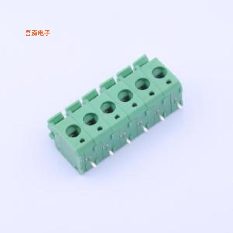 KF236-5.0-6P |原装插件,P=5mm弹簧式接线