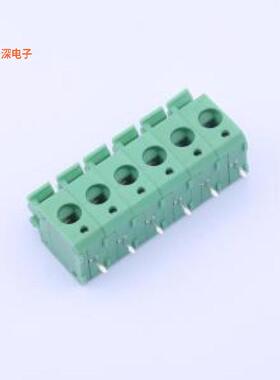 KF236-5.0-6P |原装插件,P=5mm弹簧式接线