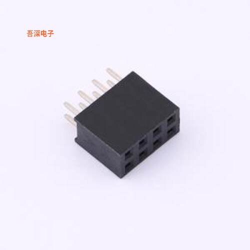 HX PM-2.54-02-04-Z-H8.5 |排母配套排针HX PZ2.54-2x4P系列