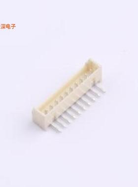 JS12T-S10MXW-00 |耐高温料线对板针座插件,P=1.25mm