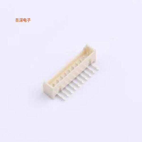 JS12T-S10MXW-00 |耐高温料线对板针座弯插,P=1.25mm