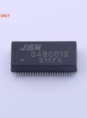 G48C01S |原装SMD-48P,27.8x12.2mm网口变压器