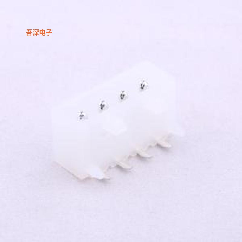 大4P90度弯针插座 |原装弯插,P=5.08mm线对板针座