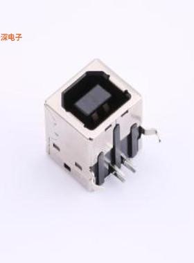 USB-HXS-130DIP |USBBF90度弯脚黑胶