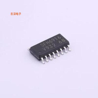 SFH6916 |原装SOP-16-4.6mmOPTOISO 3.75KV 4CH TRANS 16-SOP