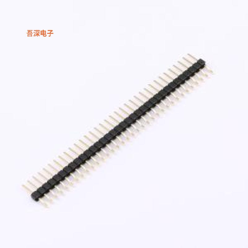 X6511WRS-34H-C60D48 |(X6511)2.54单排单塑排针SMD,P=2.54mm