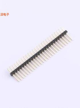X1311WV-25J-C40D24 |(X1311)1.27单排单塑排针插件,P=1.27mm