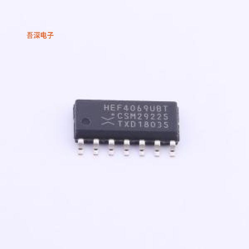 HEF4069UBT,653 |原装SOIC-14IC INVERTER 6CH 1-INP 14SO