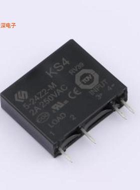 KS4/5/24Z2-M |原装SIP,24.2x6.7mm固态继电器(可控硅输出)