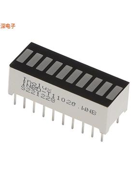 INBD-T11020.WNB |白色 CBI 25.5X10.1MM 10SEG W VERT