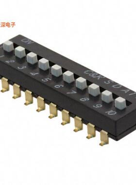 SDA10H1SBD |SPSTSWITCH SLIDE DIP SPST 0.025A 24V