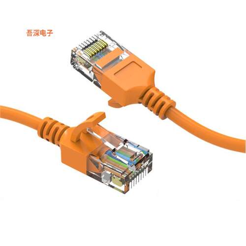 CM-100263ORBSTK |原装全新15Ft Cat6A UTP Slim Ethernet Net