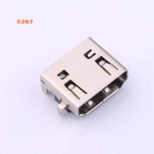 HDMI-GD-112PWB |正向沉板铁壳镀镍黑胶4.37HDMIDIP