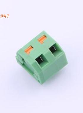 KF238-5.0-2P-2 |原装插件,P=5mm弹簧式接线