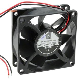 24HHB 24VDC 24VDCFAN 70X25MM WIRE AXIAL OD7025