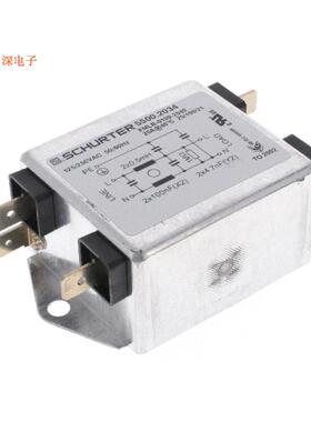 5500.2034 |单相LINE FILTER 125V/250VAC 20A CHAS