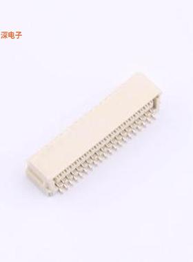 WB100B4W-401R-001 |线对板针座SHLD-2*20P卧贴镀金