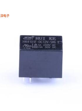 HK4101F-DC12V-SHG |12V信号继电器插件,10.5x14.5mm
