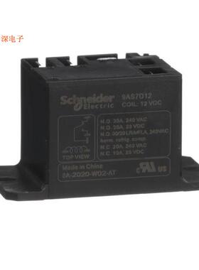 9AS7D12|底座安装ELECTROMECHNICAL POWER RELAYS,